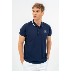 BUDMIL regular fit galléros póló Férfi XL s.kék 20730262-002251-0599
