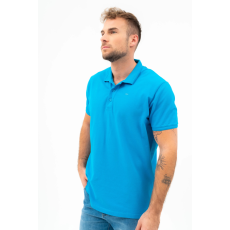 BUDMIL regular fit galléros póló Férfi XL türkiz 20730270-002251-0599