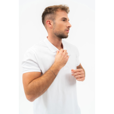 BUDMIL regular fit galléros póló Férfi XXXXL fehér 20730270-001251-0899