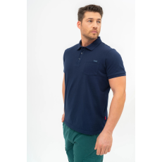 BUDMIL regular fit galléros póló Férfi XXXXL s.kék 20730261-004251-0899