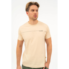 BUDMIL regular fit póló Férfi L bézs 20300446-004251-0499