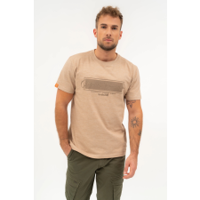 BUDMIL regular fit póló Férfi M bézs melanzs 20310109-001251-0399 férfi póló