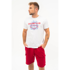 BUDMIL regular fit póló Férfi XXL fehér 20300446-002251-0699