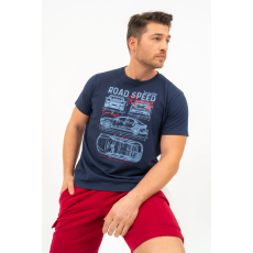 BUDMIL regular fit póló Férfi XXL s.kék 20300446-012251-0699