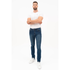 BUDMIL Szűkített farmernadrág Férfi 38/34 szürkés kék 20480111-001242-3834