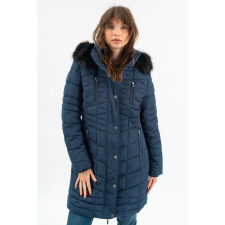 BUDMIL Téli kabát dupla elejerésszel Női XS s.kék 20030555-002252-0199 női dzseki, kabát