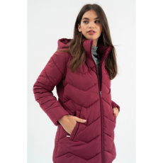 BUDMIL téli kabát Női S bordó 20030553-002252-0299