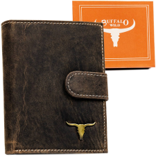  Buffalo Férfi Bőr Pénztárca -RM-04L-BAW-9947 BROW- Barna- pénztárca