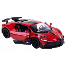  Bugatti Divo fém modell 1:34 Kinsmart, Piros, 12 cm makett