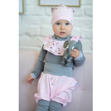  Buggyos nadrág, nyuszi, rózsaszín babanadrág