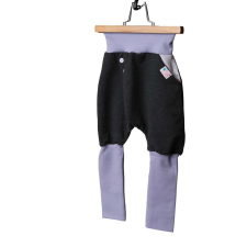  Buggyos nadrág, őzike, lila babanadrág