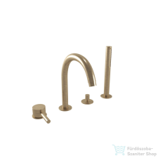 Bugnatese Kline 4 üléses kádtöltő csaptelep zuhanyszettel,bronz 5755BR csaptelep