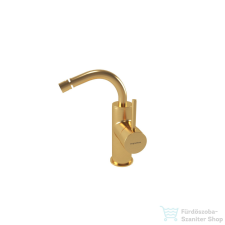 Bugnatese KLINE bidet csaptelep automata leeresztővel,szálcsiszolt arany 5723OS csaptelep