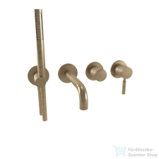 Bugnatese KOBUK Fal alatti kádcsaptelep kézizuhannyal bronz színben 2201BR csaptelep