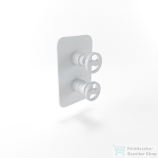 Bugnatese Millenovecinquanta Fal alatti 4 utas zuhanycsaptelep fehér színben 4632BI csaptelep