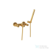 Bugnatese MOON Kádcsaptelep zuhanyszettel szálcsiszolt arany színben