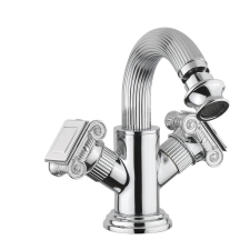 Bugnatese OLYMPIA Bidet csaptelep leeresztővel króm színben 8444 csaptelep