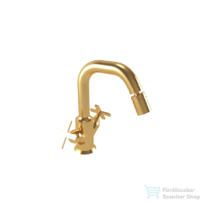 Bugnatese Orion bidet csaptelep leeresztővel,szálcsiszolt arany 5544OS csaptelep