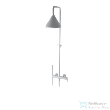 Bugnatese ORION zuhanyrendszer 20 cm-es fejzuhannyal,zuhanyszettel,matt fehér 5642CBI csaptelep