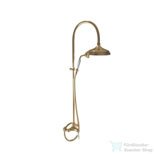 Bugnatese OXFORD zuhanyrendszer 20 cm-es fejzuhannyal,zuhanyszettel,sárgaréz 6336CON csaptelep
