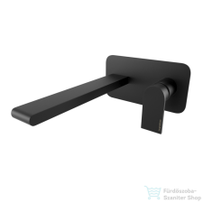 Bugnatese SIMPLE Fali mosdó csaptelep 21 cm kifolyóval fekete színben 6647NE csaptelep