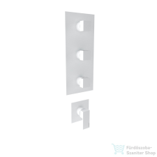 Bugnatese TETRIS Fal alatti 3 állású csaptelep csempeszeleppel, fehér színben 9107BI csaptelep