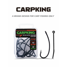 Bullfishing Carp King-Turndown hosszúszárú horog - 4 horog