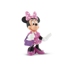  Bullyland 15328 Disney - Mickey egér játszótere: Minnie táskával játékfigura