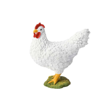 Bullyland 62314 Tyúk, fehér játékfigura