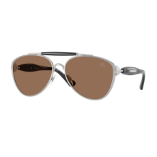 Burberry BE3160 100573 Silver Dark Brown napszemüveg