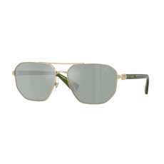 Burberry BE3166 110982 Light Gold Petrol Green Mirror Silver napszemüveg