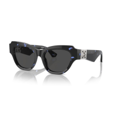 Burberry BE4423 411187 BLUE HAVANA DARK GREY napszemüveg napszemüveg