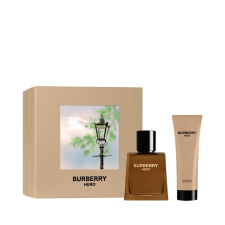 Burberry Hero férfi parfüm szett (eau de parfum) Edp 50ml+75ml Tusfürdő kozmetikai ajándékcsomag