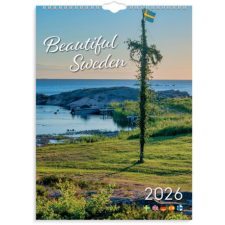  Burde Wandkalender Beautiful Sweden 2026 (Kalendář/Diář) naptár, kalendárium