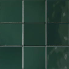  Burkolat Vitra Retromix smaragd zöld 10x10 cm fényes K9484228 csempe