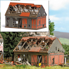  Busch Romos favázas gazdasági épület (1669) makett
