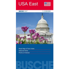 Busche map USA East térkép Busche map 1:2 200 000 Kelet-USA térkép térkép