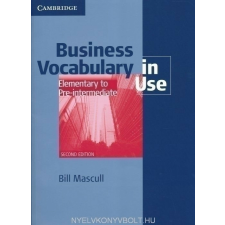  BUSINESS VOCAB IN USE 2ND ELEM-PRE nyelvkönyv, szótár