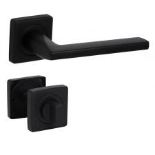 Bussare Roxane négyzetrozettés Q702 Fekete WC zár és alkatrészei