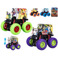  Busz Crazy Truck lendkeréken 9cm autópálya és játékautó