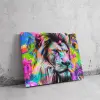  Büszke Oroszlán Tekintete - Pop Art Vászonkép