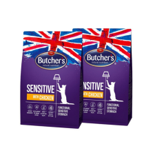 Butcher's Functional Cat Sensitive érzékeny macskáknak csirkehússal 2x800 g macskaeledel