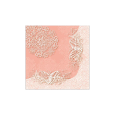 Butterfly Lace Rose papírszalvéta 33x33cm,20db-os asztalterítő és szalvéta