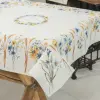  Búzavirágos gobelin asztalterítő 96x100 cm
