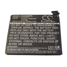  C11P1303 Akkumulátor 3950 mAh egyéb notebook akkumulátor