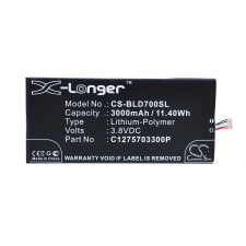  C1275703300P Akkumulátor 3000 mAh mobiltelefon akkumulátor