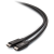 C2G USB 4.0 Type C Összekötő Fekete 80cm 28886