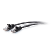C2G UTP CAT6A Összekötő Fekete 30cm 30139