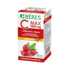  C Max 1500mg RETARD filmtabletta csipkebogyó kivonattal + 3000 NE D3-vitamin 90x vitamin és táplálékkiegészítő