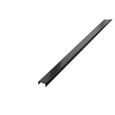  C profil - Szálcsiszolt Fekete - 20mm széles építőanyag